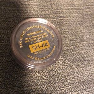 AMORE MIO 24K Gold Shimmer Gray Eyeshadow. New